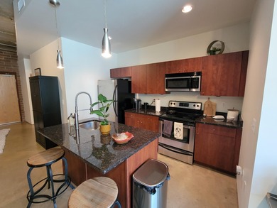 This exclusive 1,536 SF modern-industrial condominium at 300