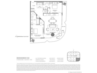 BEAUTIFUL 2/2 PLUS DEN IN BRICKELL HEIGHTS WEST TOWERPLETELY