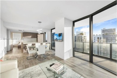 Turn-key fully furnished corner unit on the 45th floor, with