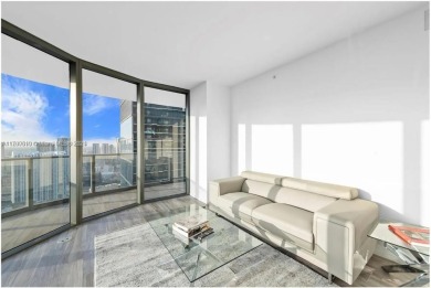 Turn-key fully furnished corner unit on the 45th floor, with