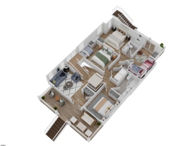 This custom-built new construction, ocean-side oasis is located