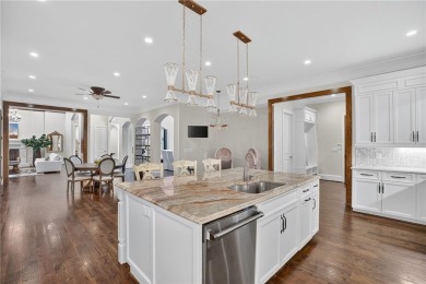 Stunning European-inspired estate nestled on a private, gated