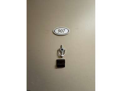 This spacious 9th-floor one-bedroom condo at Brighton Towers