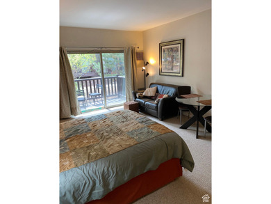 Ground floor Prospector Square studio condo with kitchen and