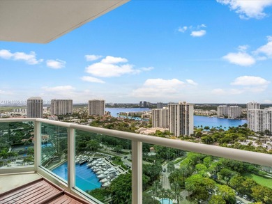 Commanding the skyline of Aventura, this Peninsula II penthouse