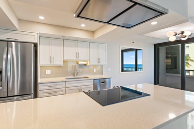 This renovated 2-bedroom, 2-bath ocean-facing corner residence