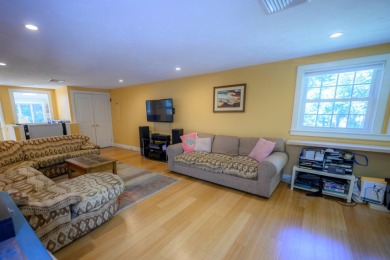 Narrow River at the bottom of residential Mettatuxet