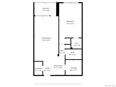 This generously sized 1-bedroom, 1-bath apartment is located