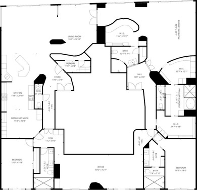 One-of-a-kind 4 BD (3 bed plus office) 4.5 BA in The Addison