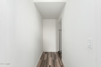 Picturesque Pinnacle Peak mountain, sunset and city light views