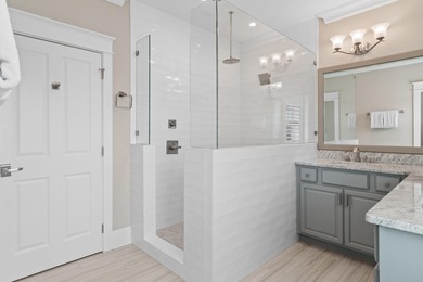 This canal-front home on Holiday Isle sits on a spacious corner