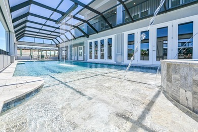 This canal-front home on Holiday Isle sits on a spacious corner