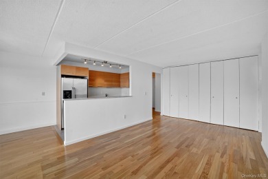 Set high above the Hudson, this stylishly upgraded 1-bedroom