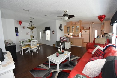 Open floor plan with lots of storage. Vinyl siding, long and