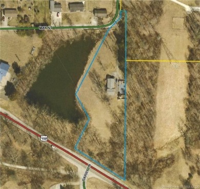 This 6 bedroom, 2 full bath home sits on 3.92 acres of peaceful