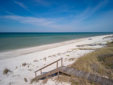 This stunning Gulf-front home on the north end of Cape San Blas