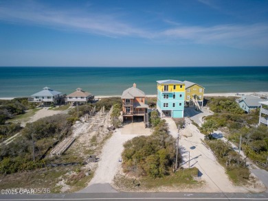 This stunning Gulf-front home on the north end of Cape San Blas