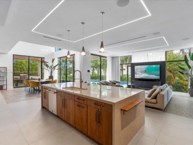 Newly built waterfront estate offering 70 feet of direct