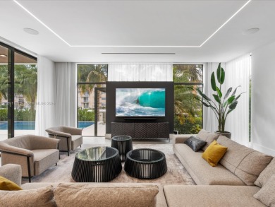 Newly built waterfront estate offering 70 feet of direct