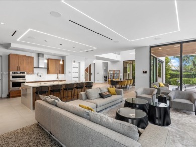 Newly built waterfront estate offering 70 feet of direct