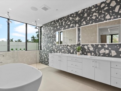 Newly built waterfront estate offering 70 feet of direct