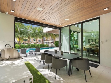 Newly built waterfront estate offering 70 feet of direct