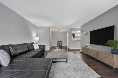 Two bedroom, one and a half bathroom 4th-floor corner unit in