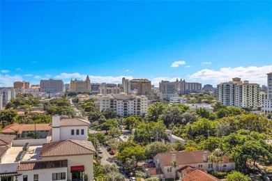 Experience Coral Gables living from this high-floor residence at