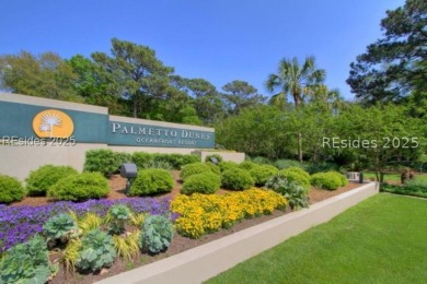 Beachside Retreat in Palmetto Dunes!  Rarely available, this