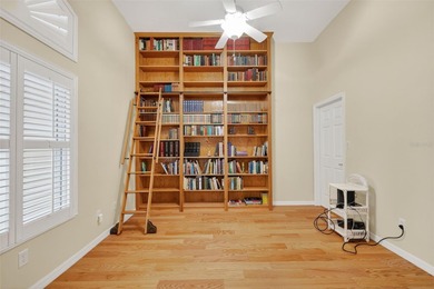 This exceptional home offers stunning views of the golf course