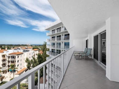 FULLY RENOVATED - Set high on the 10th floor with direct Gulf