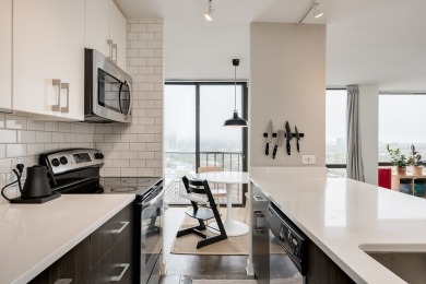 Soak in breathtaking southwest-facing views of the Chicago
