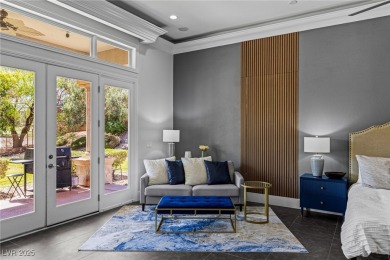 Wake up to panoramic golf course views at this custom home