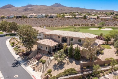 Wake up to panoramic golf course views at this custom home