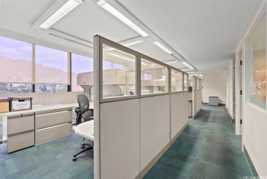 Space is currently configured as a large office with storage