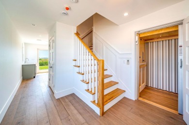 This single-family custom built home offers a level of island