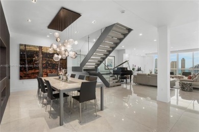 A meticulously designed, custom two-story penthouse in the sky