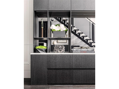 A fusion of architecture and high design, this sophisticated