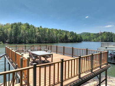 Sprawling prow front lodge-style Lake Blue Ridge retreat
