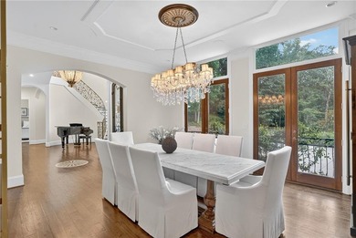 Stunning European-inspired estate nestled on a private, gated