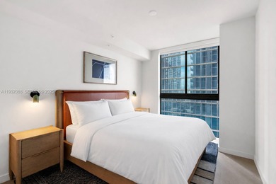 Fully furnished 600 SF 1-bed at The Crosby Miami Worldcenter, a