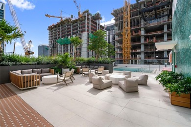 Fully furnished 600 SF 1-bed at The Crosby Miami Worldcenter, a