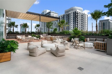 Fully furnished 600 SF 1-bed at The Crosby Miami Worldcenter, a