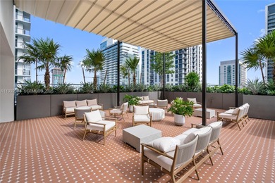 Fully furnished 600 SF 1-bed at The Crosby Miami Worldcenter, a