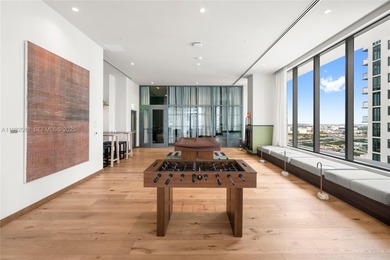 Fully furnished 600 SF 1-bed at The Crosby Miami Worldcenter, a