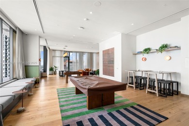 Fully furnished 600 SF 1-bed at The Crosby Miami Worldcenter, a