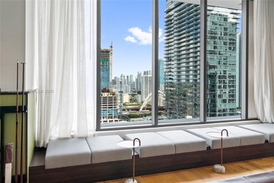 Fully furnished 600 SF 1-bed at The Crosby Miami Worldcenter, a