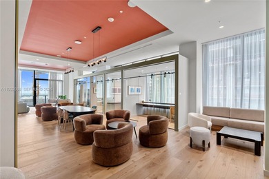 Fully furnished 600 SF 1-bed at The Crosby Miami Worldcenter, a