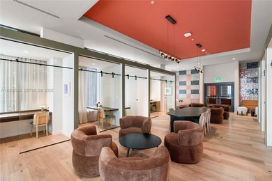 Fully furnished 600 SF 1-bed at The Crosby Miami Worldcenter, a