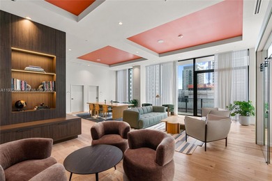 Fully furnished 600 SF 1-bed at The Crosby Miami Worldcenter, a